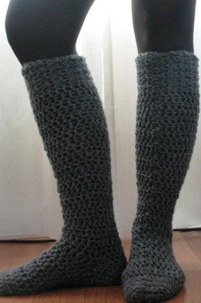 Crochet Shell Socks Pattern 2021 - hotcrochet .com