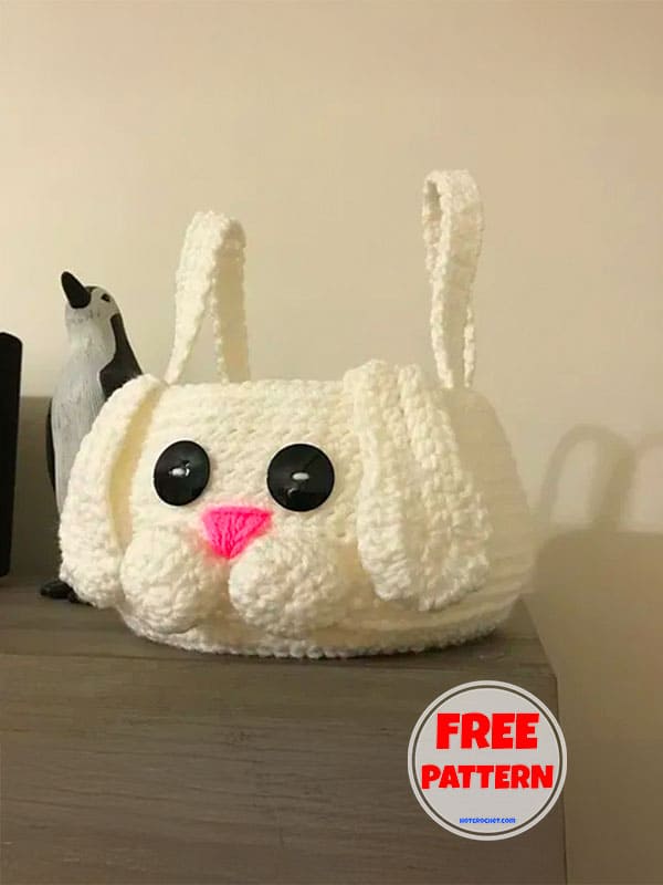 Bunny Basket Crochet Pattern Free​