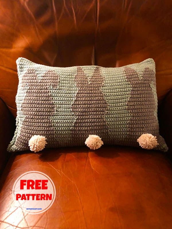 Cute Pillow Crochet Easter Bunny​