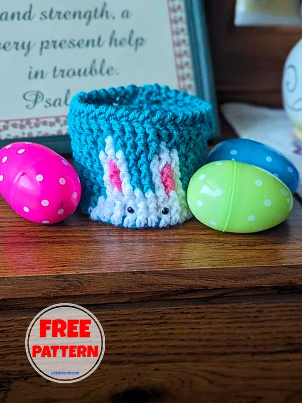 Easter Bunny Basket Crochet