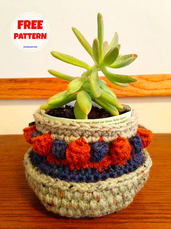 Little Crochet Flower Basket​