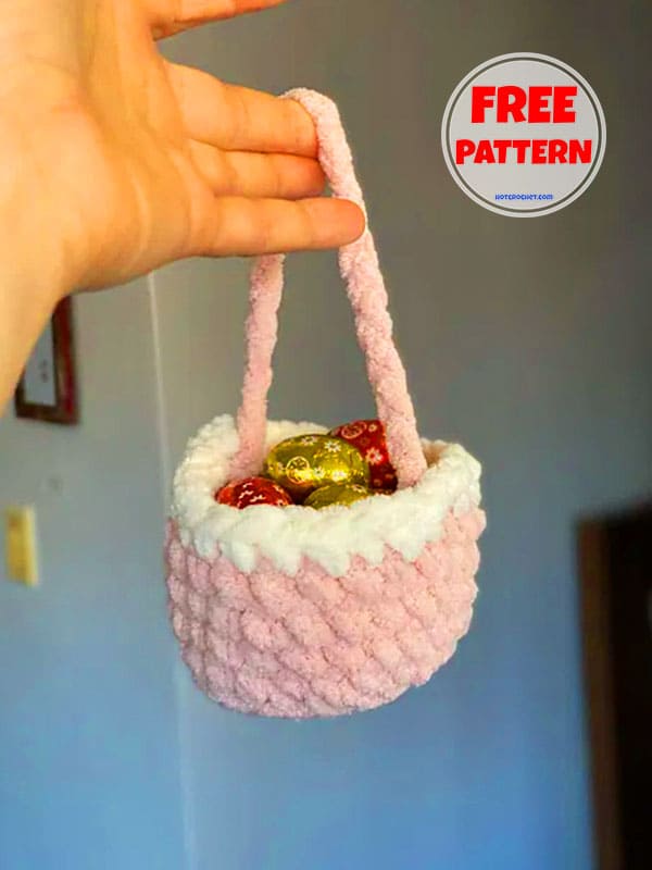 Mini Crochet Easter Basket​