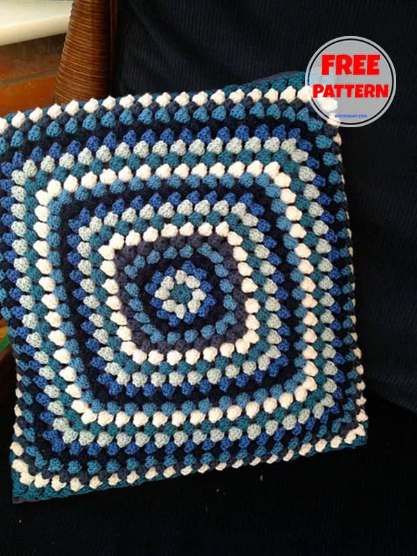 Pillow Crochet Bobble Stitch