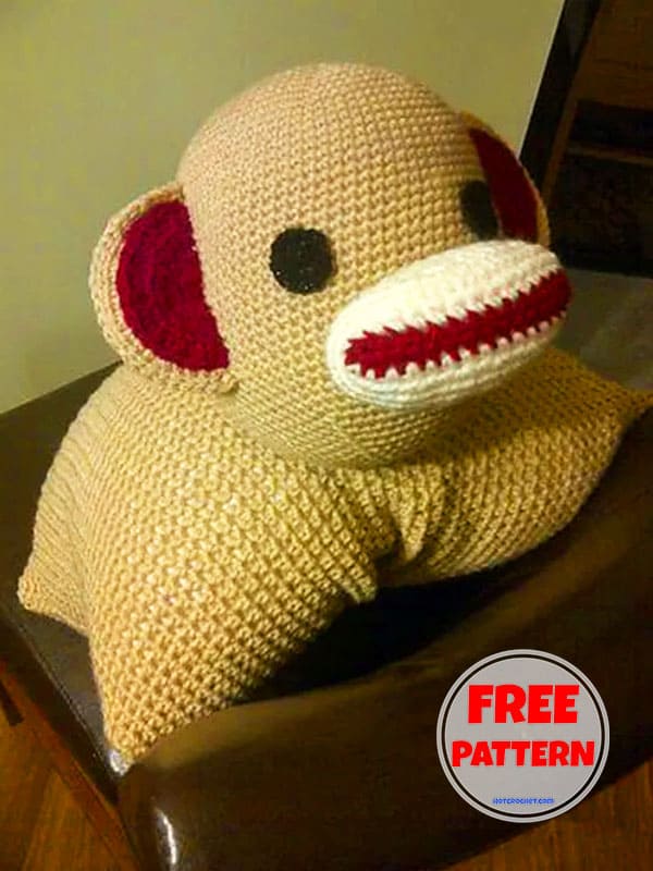 Pillow Crochet Monkey Pattern