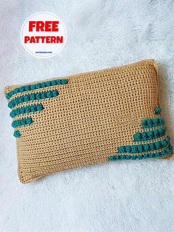 Rectangle Simple Crochet Pillow Pattern​