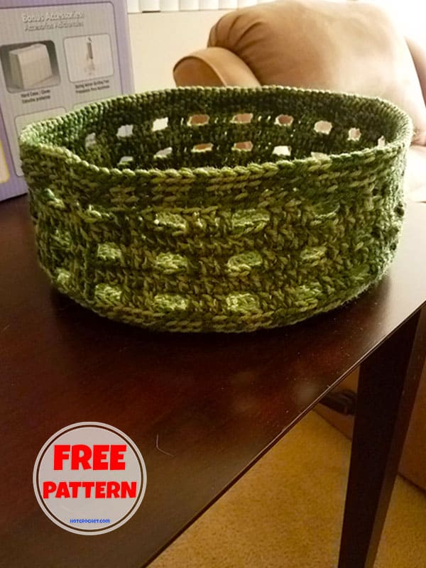 Round Crocheting A Basket​