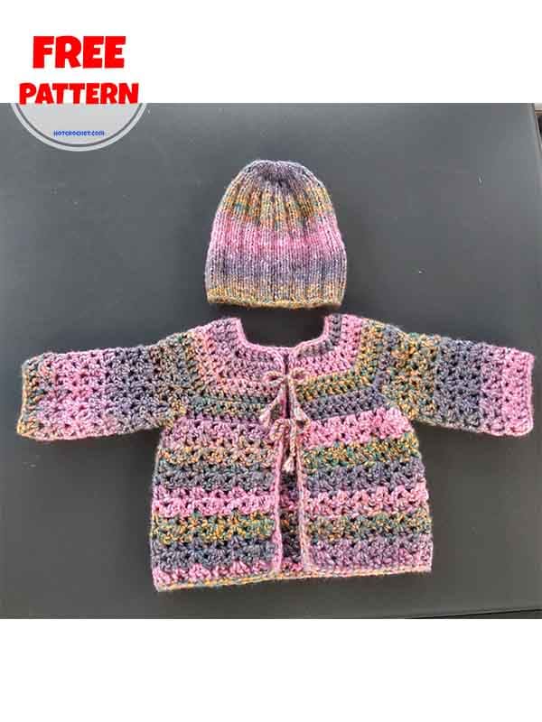 Small preemie and crochet newborn sweater pattern