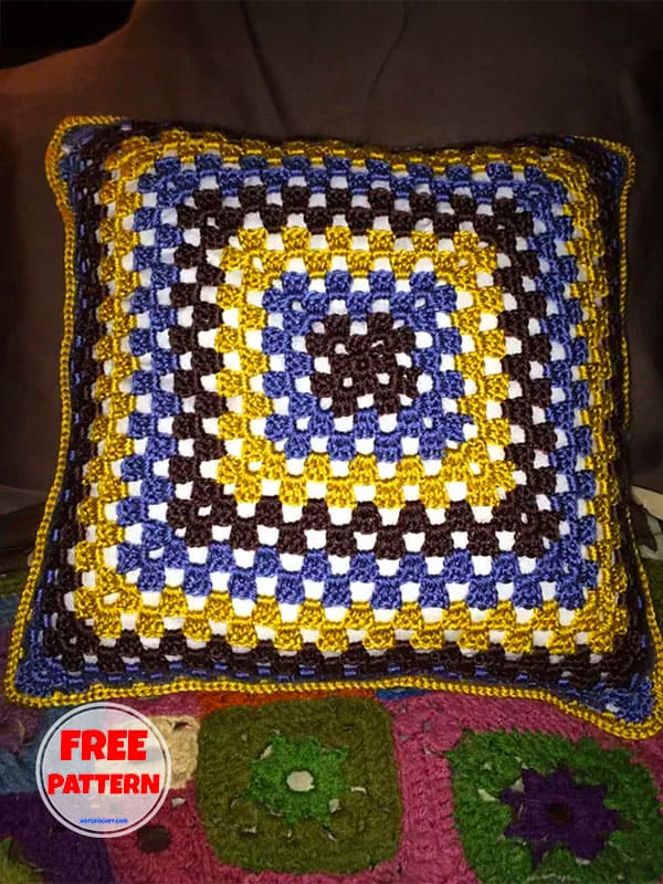 Square Crochet Holiday Pillow Patterns