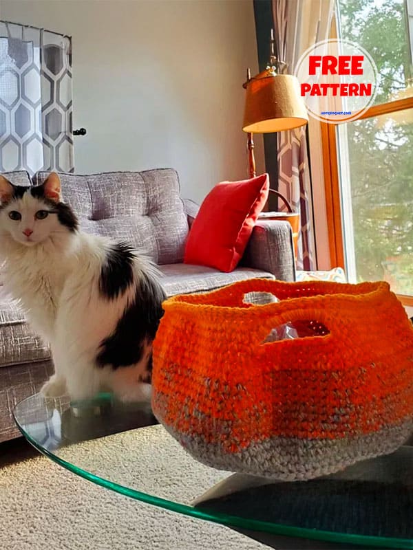 The Best Crocheted Basket Pattern​