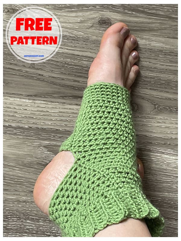 adult one piece crochet yoga socks