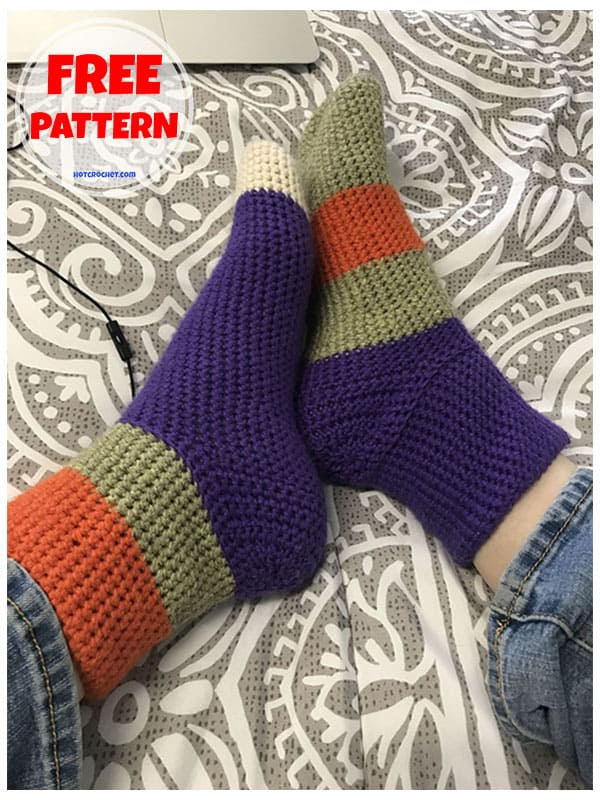 basic crochet sock pattern