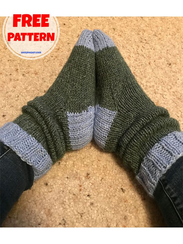 classic crochet sock pattern