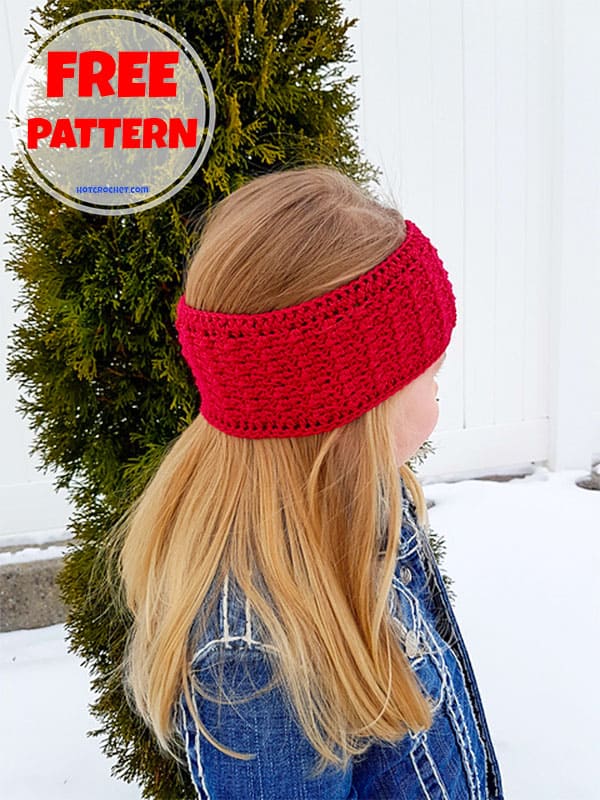 crochet ear warmer headband for beginners