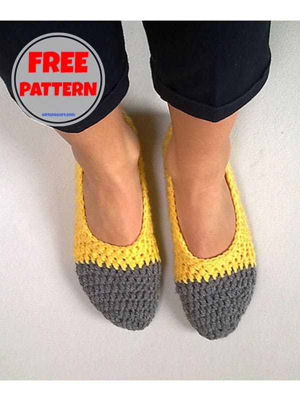 easy ballerina crochet slippers