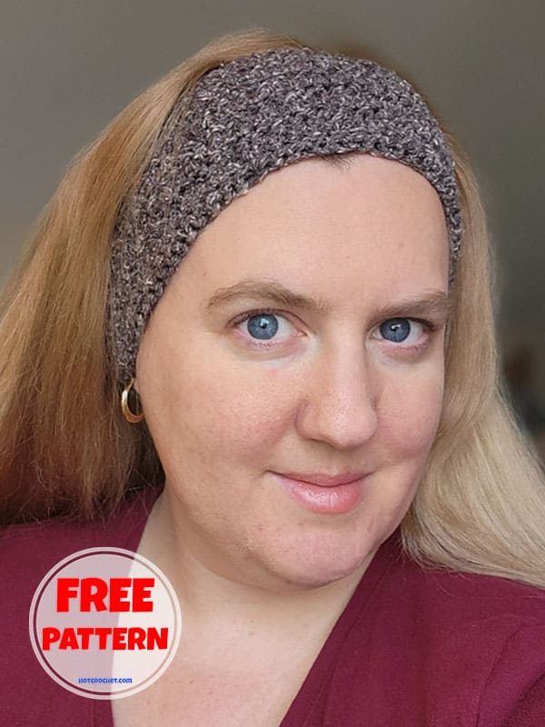 fall crochet simple headband