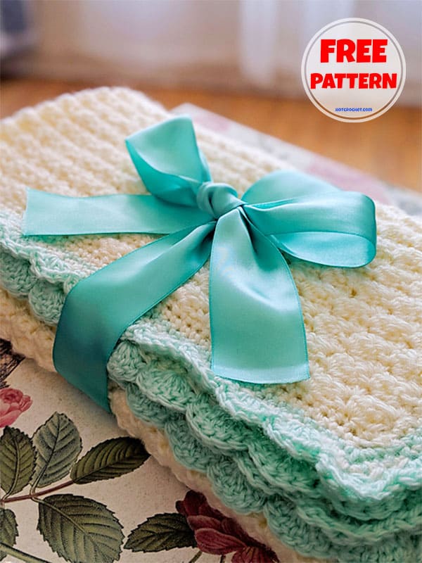 modern baby blanket crochet pattern