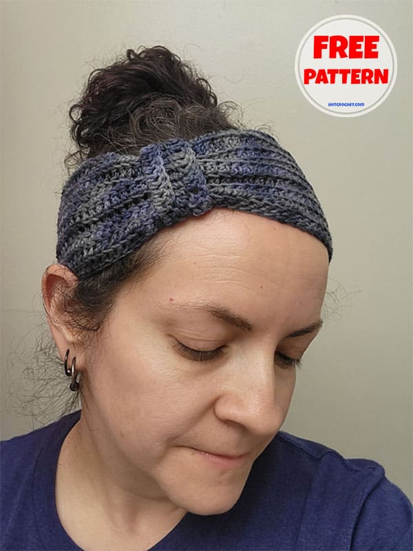 one-piece crochet headband pattern