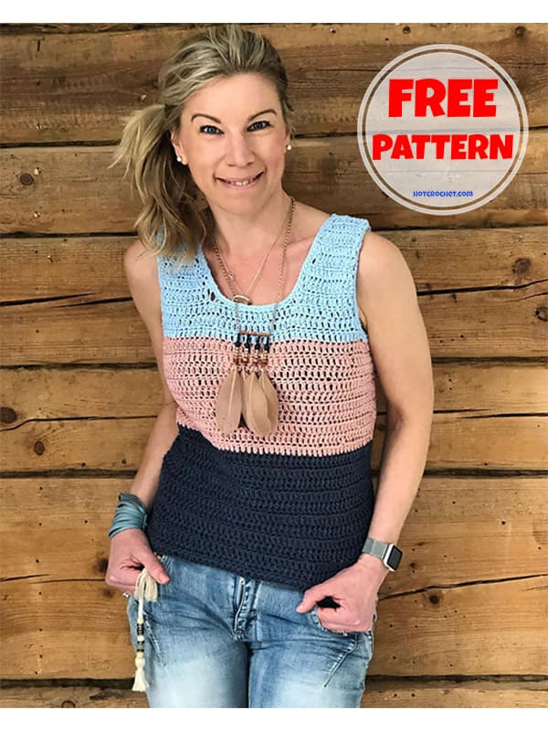 sunday crochet tank top