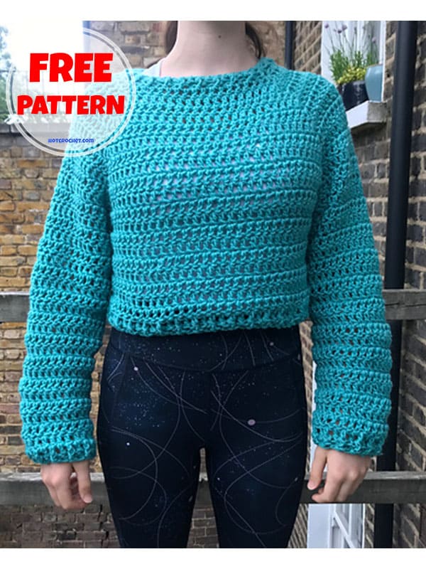 chunky crochet sweater pattern