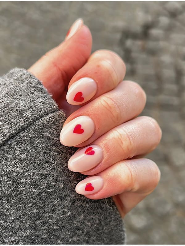 cute nails for valentine's day