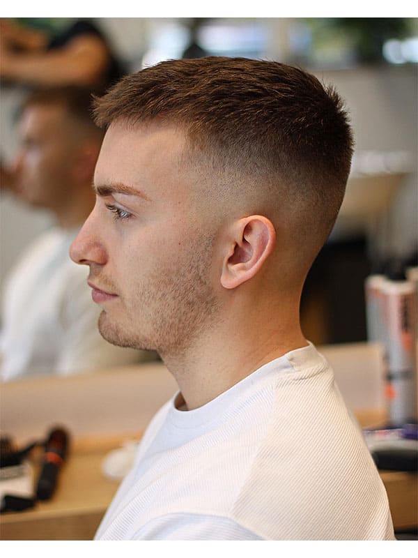 low fade mens haircut