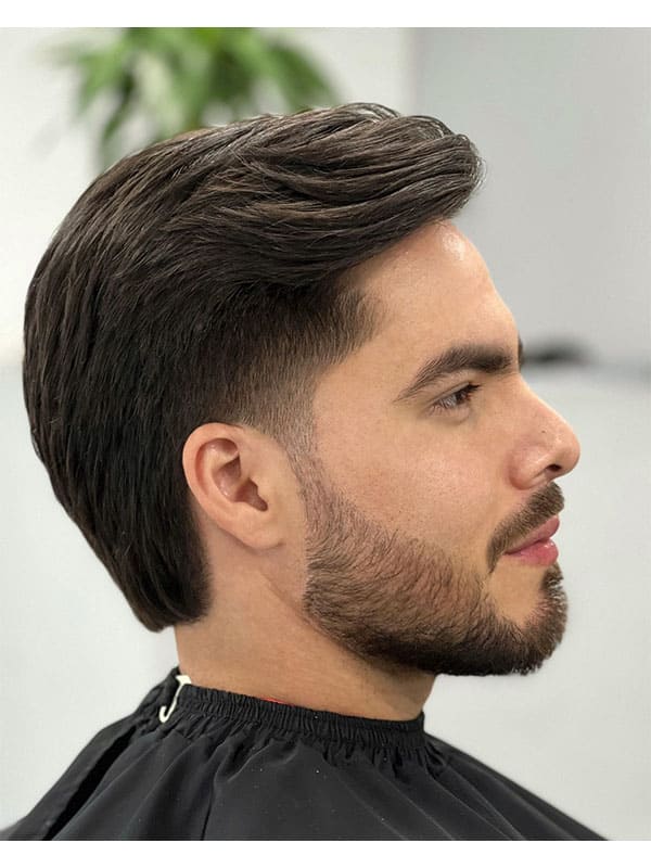 taper fade men haircut