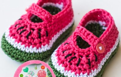 watermelon-baby-booties-model-free-pattern-2020