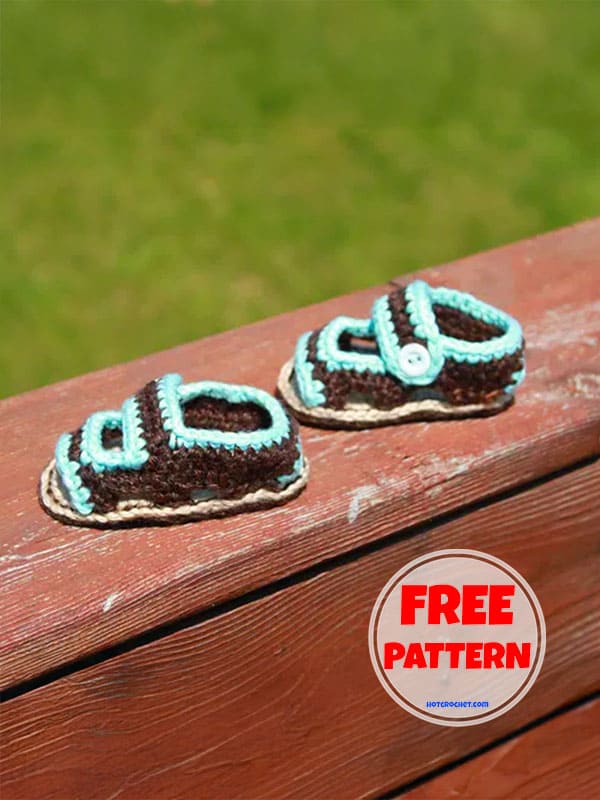 Babies For Crochet Barefoot Sandals​ Free Pattern