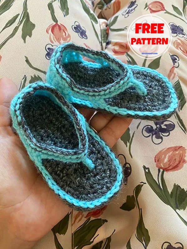 Boys Crochet Baby Sandals Free Pattern