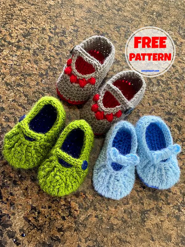 Comfy Easy Crochet Booties For Newborn Pattern