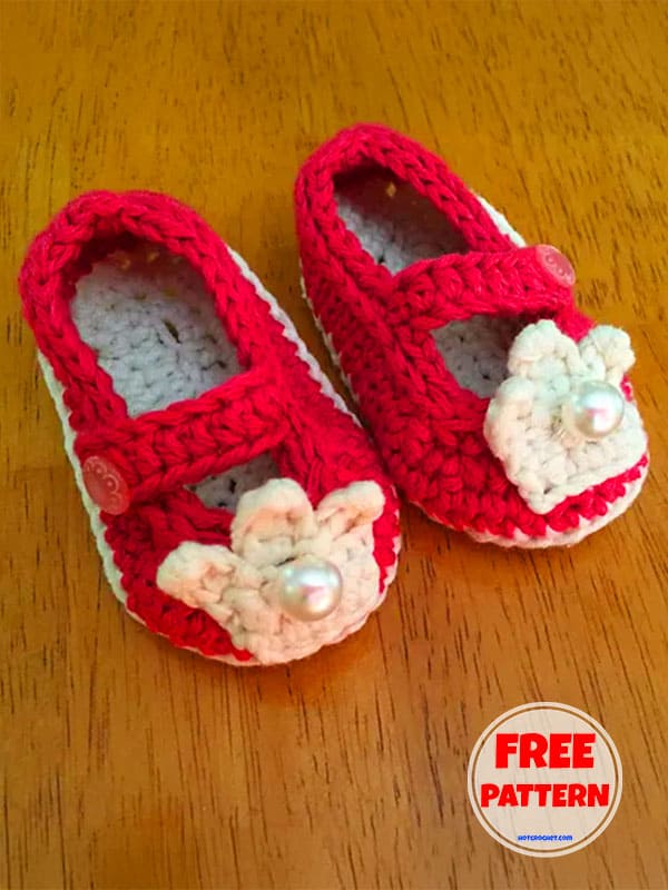 Cute Princess Free Baby Bootie Crochet Pattern