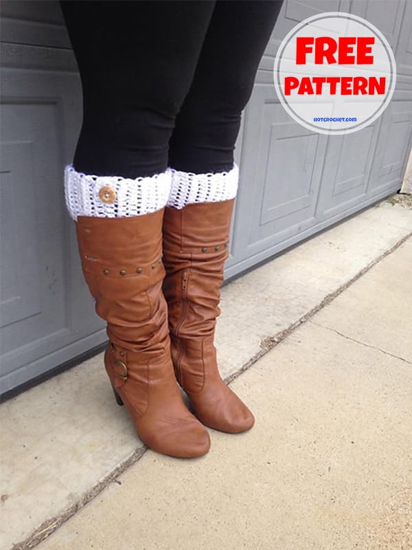 Easy Crochet Boot Cuffs For Beginners Free Pattern (2)