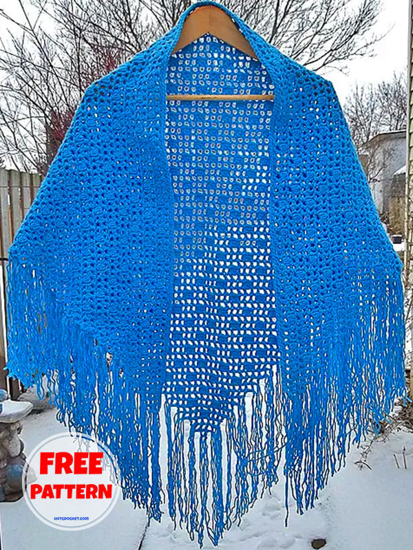 Easy Crochet Pattern For Prayer Shawl​ Free 