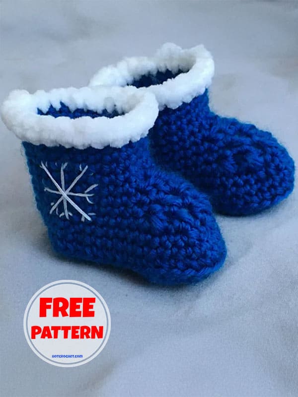 Free Pattern Crochet A Small Star For Baby Bootie