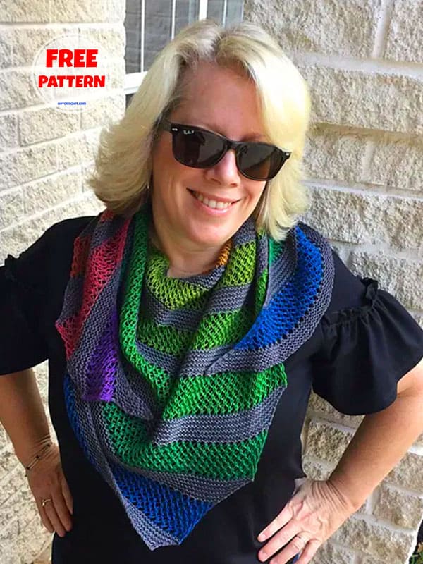 Playtime Free Lace Shawl Knit Pattern​