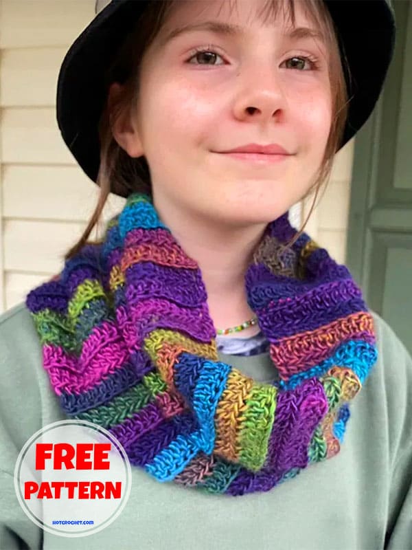 Simple Crochet Cowl Pattern Free​