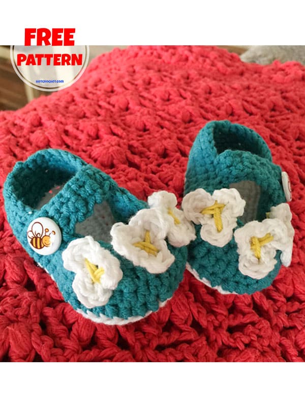 Vintage Crochet Baby Booties 0-6 Months Free Pattern (2)