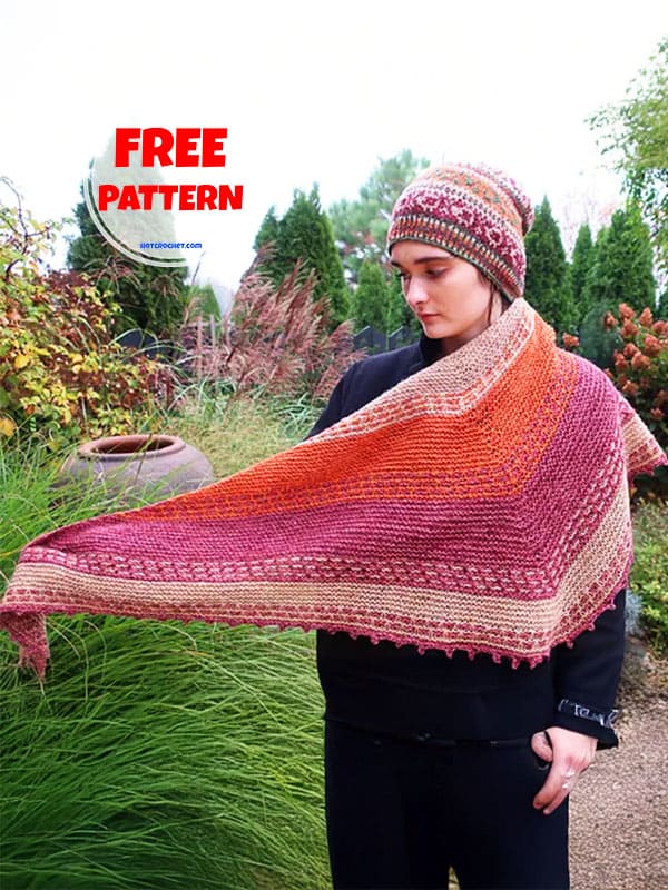 Your Story Free Shawl Knitting Pattern PDF 