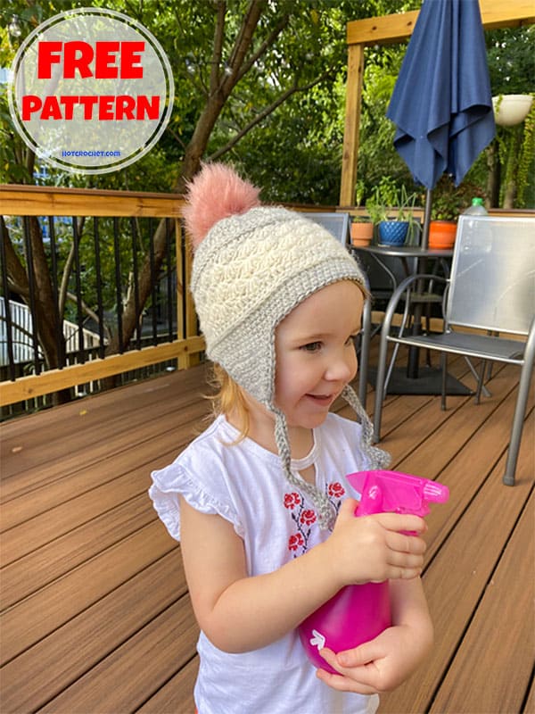 free crochet patterns for hats with ear flaps