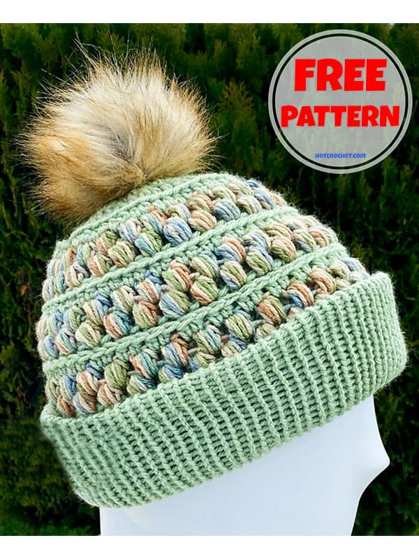 jelly beanie hat crochet pattern