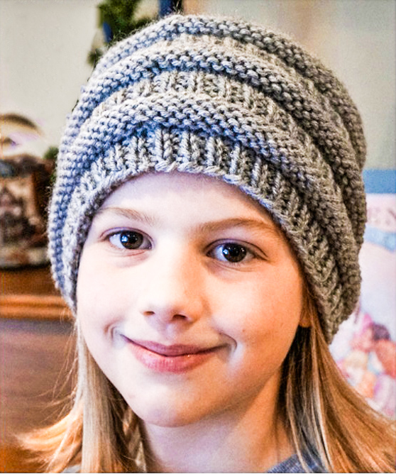 Easy slouchy hat free knitting pattern 2020 - hotcrochet .com