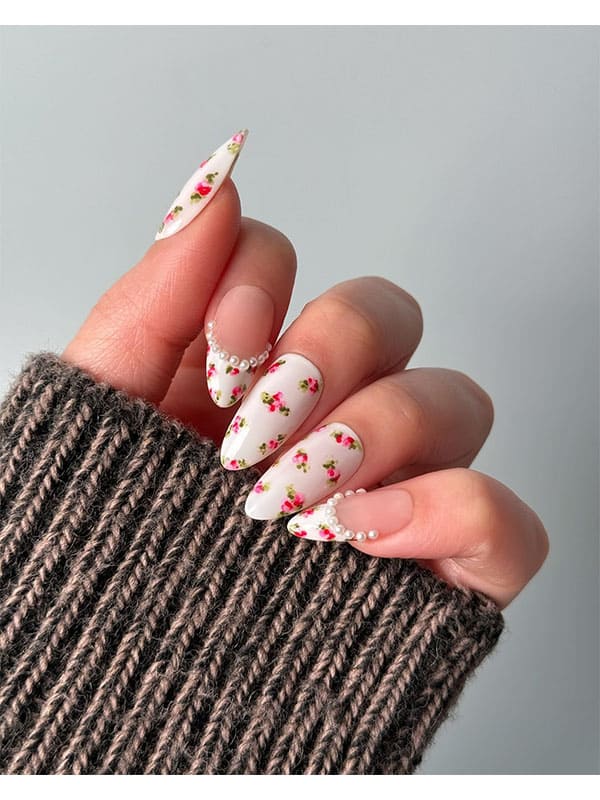 very pretty spring nails