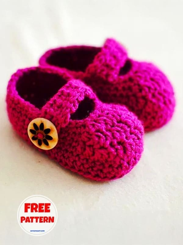 Easy Baby Booties Crochet​