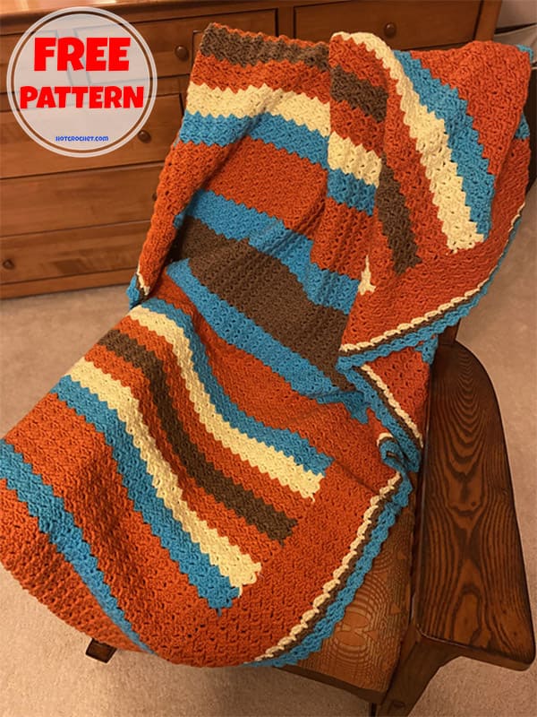 crochet shell stitch baby blanket pattern