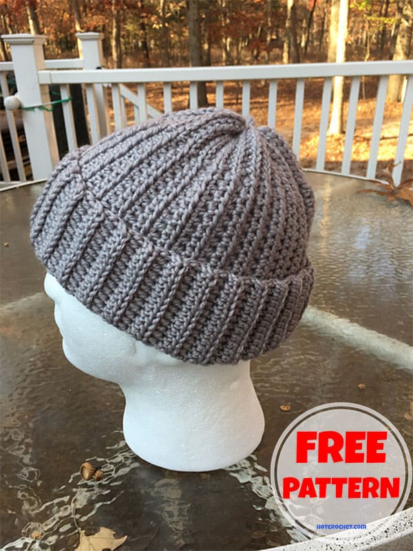 one piece easy crochet beanie hat for beginners