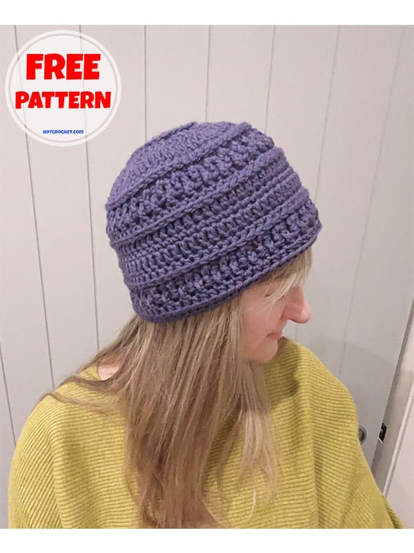 round beanie hat crochet pattern