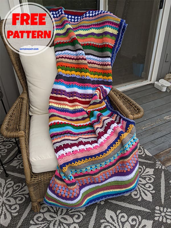 throw blanket crochet pattern for beginners