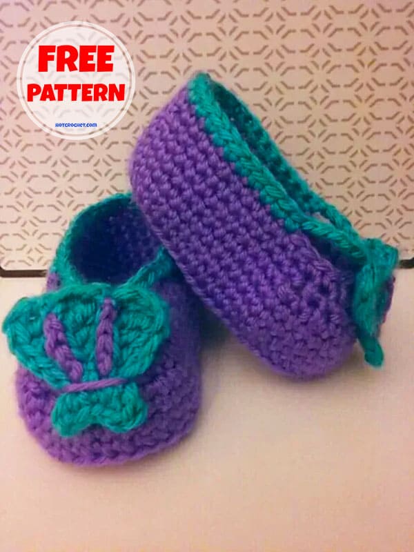 Cute Mermaid Crochet Booties For Babies​ Free Pattern 