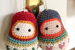 free-crochet-matryoshka-xmas-ornaments-pattern