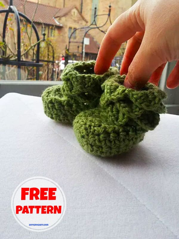 Little Booties Crochet Crocodile Pattern Free​ 